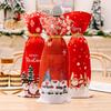 Christmas Wine Bottle Cover Santa Claus Snowman Christmas Party Dinner Table Decoration Xmas Gift Ornament New Year