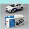 Police Alloy Simulation Car Model Children Toy For Collection Play And