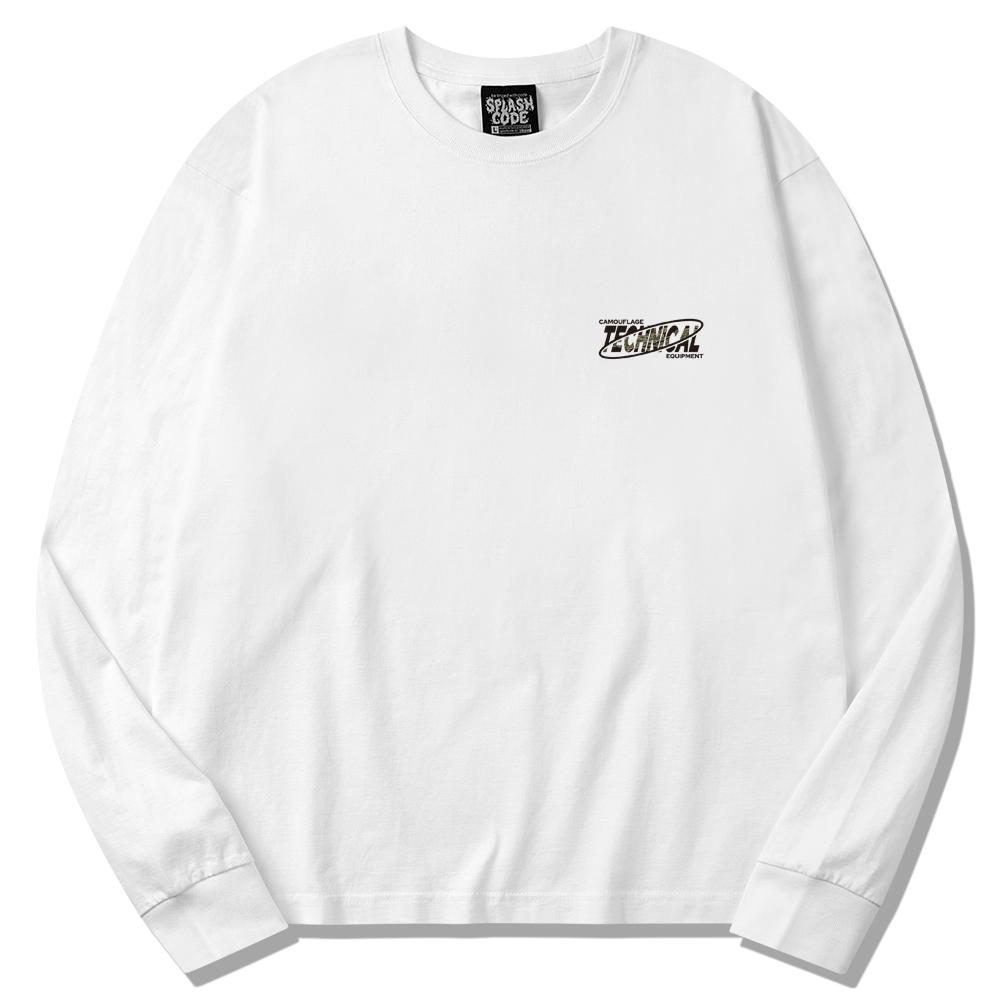 Seupeullaesikodeu Long Sleeve White - Tiger Stripe