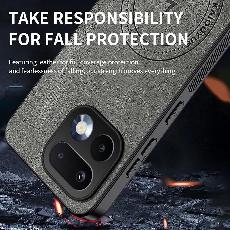 Για Realme 16 Pro Θήκη με Υφή Δέρματος Πολυτελείας Ασύρματης Φόρτισης Μαγνητική Για Realme 16 Pro Realme 16Pro Plus 5G