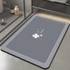 Silica Diatomite Bath Mat Absorbent Non-Slip Floor Bathroom Kitchen Entryway Modern Minimalist