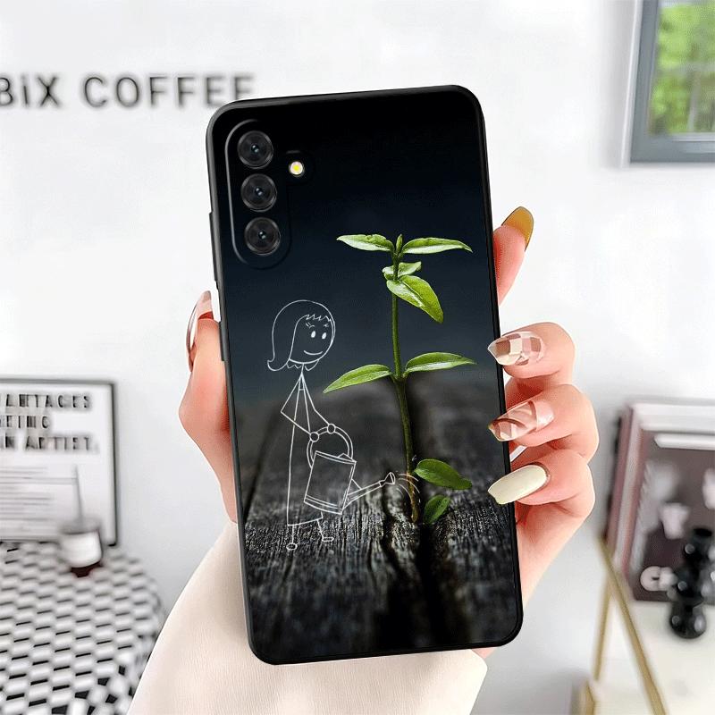 

Nature Cute Child Painting Style Soft Phone Case for Samsung A17 A37 A57 A16 A26 A36 A56 A15 A25 A35 A55 A14 A24 A34 A54 A13 A23 Samsung A37