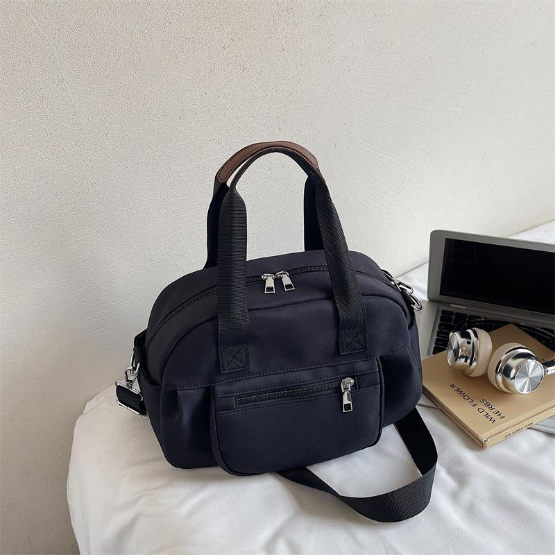 Casual Women's Shoulder Bag 2025 Autumn New Fashion Trend Cloth Bag Lightweight Multi-pocket Portable Messenger Bag