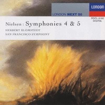 CD SAN FRANCISCO SYMPHONY HERBERT BLO  Nielsen Symphony No. 4 POCL5190  1995 Japan ObiClassical Used