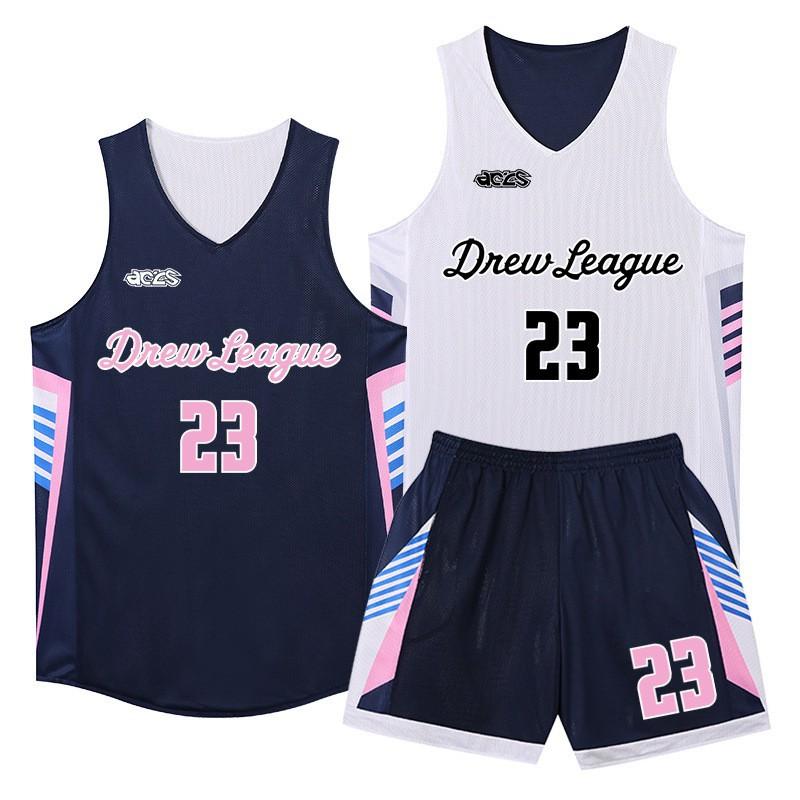 Double-sided Basketball Suit Children s Mesh Breathable Team Training Clothes School Competition American Jersey 2XS