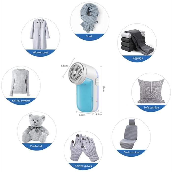 Rasoir Anti-Bouloche - CO-PHÉNIX - USB Rechargeable - Grand Récipient Amovible - Multi-Tissus - Mixte