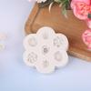 7 In 1 Flower Rose Peony Silicone Mold Diy Flower Aroma Candle Plaster Gypsum Ornaments Handmade Soap Mould