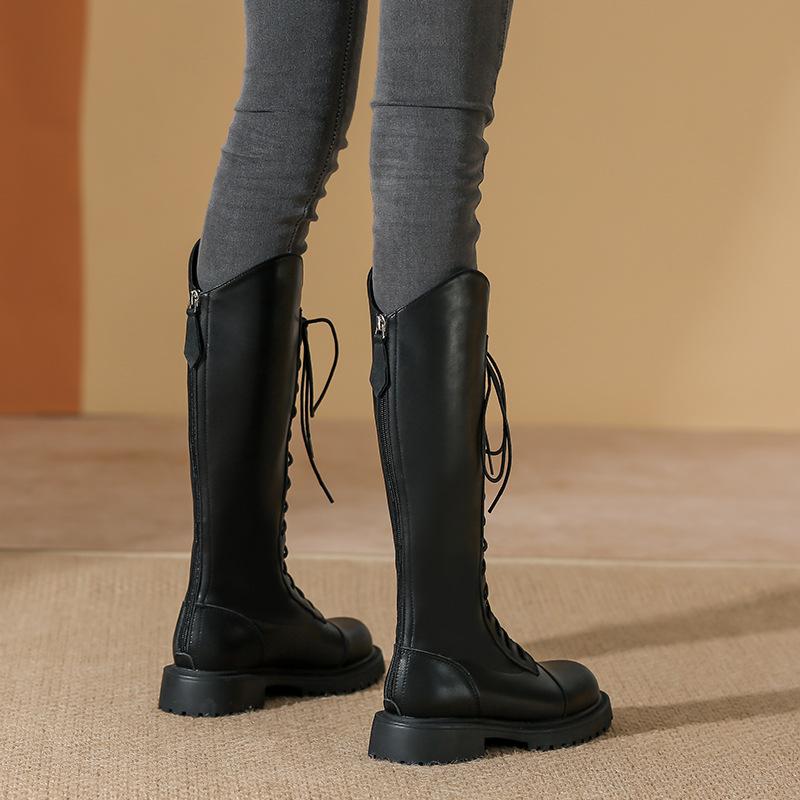 

But knee boots women s autumn and winter new temperament high boots versatile knight boots women s thick-soled boots 39