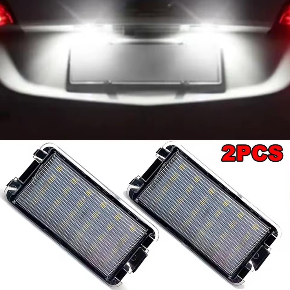 LED License Plate Light for Seat Altea, White Bright Error Free Light Bulb, Car Rear Number Plate Lamp Assembly U6P9