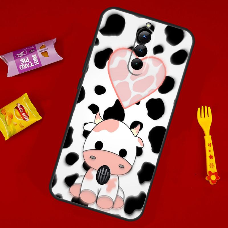 Dairy Cattle Cow Speckle Case For ZTE Nubia Red Magic 10 Air 6 6S 7S For Red Magic 11 10 9 8 8S 9S 10S Pro Plus Cover