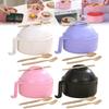 Instant Noodle Bowl Student Large Fiber Ramen Bowl Canteen Tableware Set Soup Six-piece Set