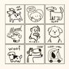 9pcs Set Cartoon Cat Dog Rubber Stamps Journal GO DIY Carved Stamps  for Scrapbooking Collage