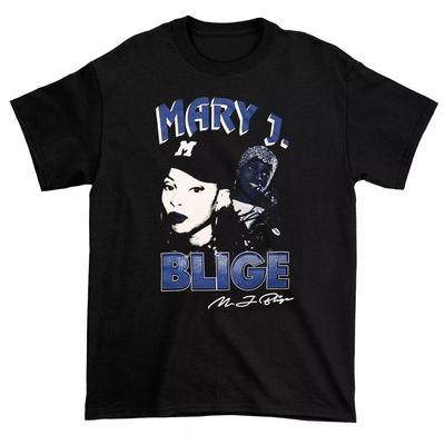 Vtg Mary J Blige Black Unisex Tee All Sizes S To 5XL Men T-shirt 3F217 Unisex T-Shirt