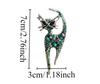 Spille Gatto Punk per Uomo Donna Vintage Strass Glitter Spille Personalizzate Gotico Gioielli Decorativi Accessori Cose Cool