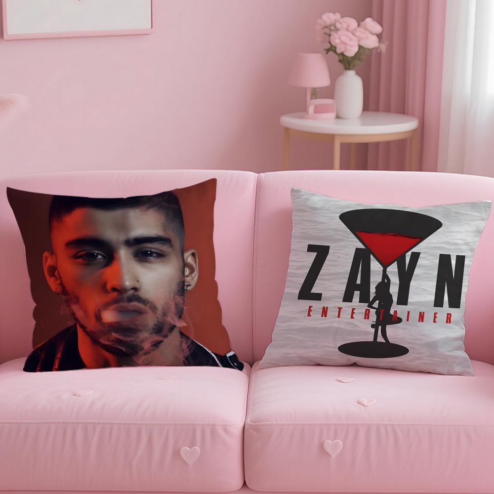 Popular Singer Zayn Malik Cushion Cover Soft EasyWash Pillow Case Versatile for Couch Bed Travel and Office