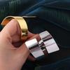 Gilded Napkin Ring Zinc Zinc Alloy Metal Wedding Towel Rings Durable Napkin Holder  Party
