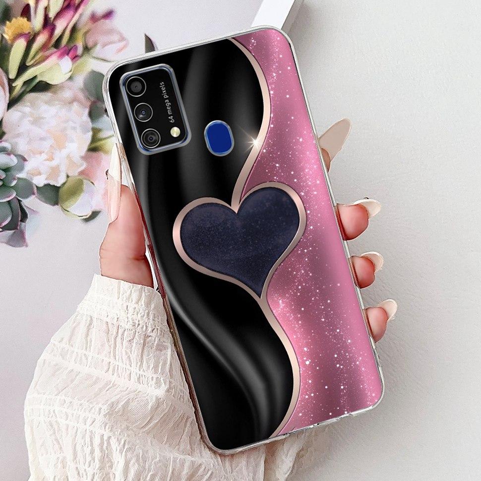 Cute Cat Caroon Cover For Samsung Galaxy A21s Case Soft Silicone Fundas Phone Cases For Samsung A 21s  A21s SM-A217F Full Bumper