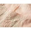 Cotton Linen Blouse Summer Retro Casual Embroidery Shirt Women's Top Short Sleeve Round Neck Blouses