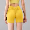 Dopamine-Style Yoga Pants, European and American V-Waist Peach Butt-Enhancing High-Elastic Fitness Shorts, Running and Weightlifting Sports Shorts