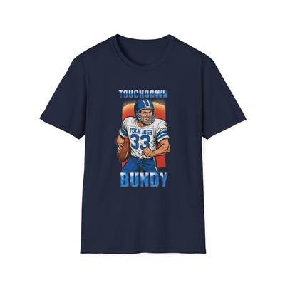 Touchdown Bundy T-Shirt, Fußballfan-Shirt, Sport-Tee, Spieltag-Bekleidung, Herren