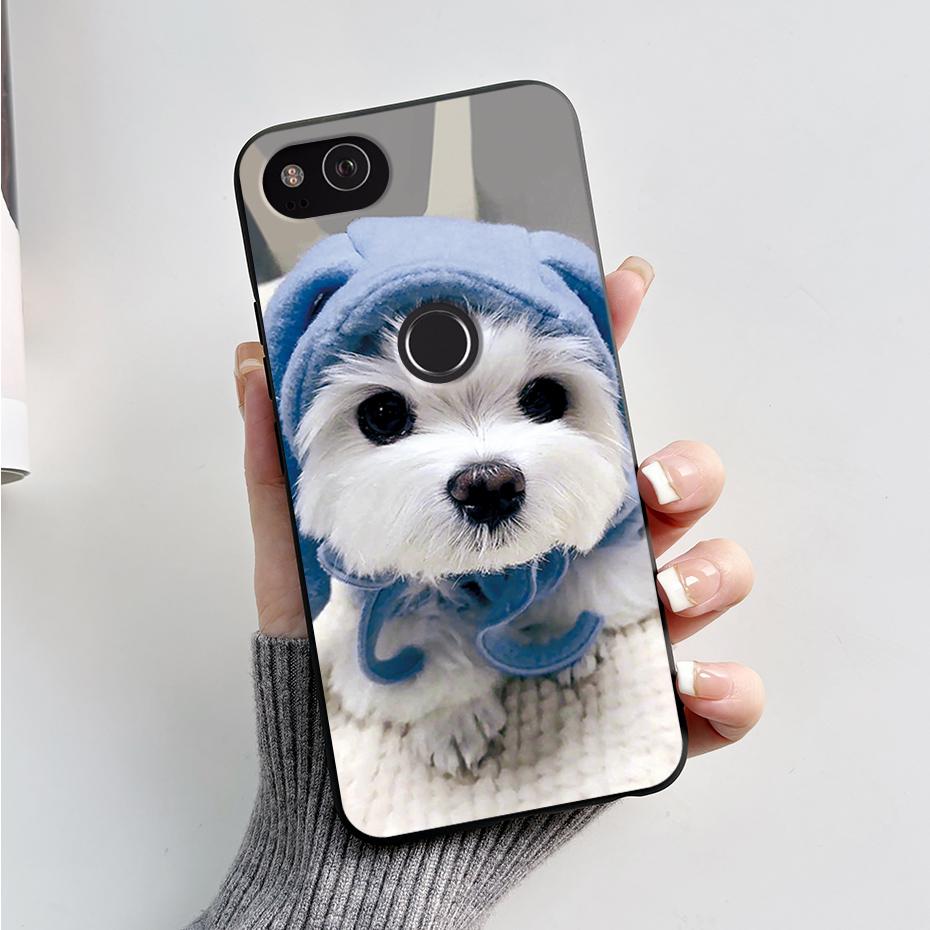 Matte Case For Google Pixel2 Pixel 2 XL Shockproof Cartoon Phone Cover for Google Pixel 2 XL 2XL Soft Silicone TPU Cases Bumper