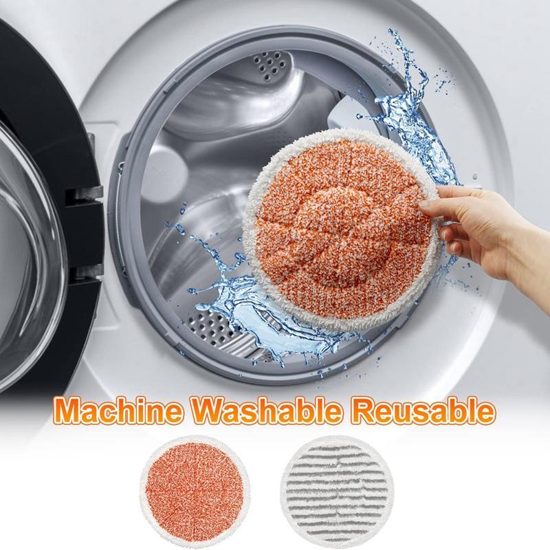 6 Pack S7000 Steam Mop Pads Replacement Spare Parts For Shark S7000AMZ S7001 S7001TGT S7000 Series Steam Mop, Microfiber