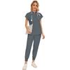 Medical Clothing for Women Nurse Uniforms Scrubs Set Hospital Work Wear Wholesale Medical Blue Overalls Unisex Solid Uniform