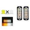 LED Strobe Light, Flash, Daylight, High Brightness, Motorcycle, Truck, , 24V, Waterproof (Yellow X White)