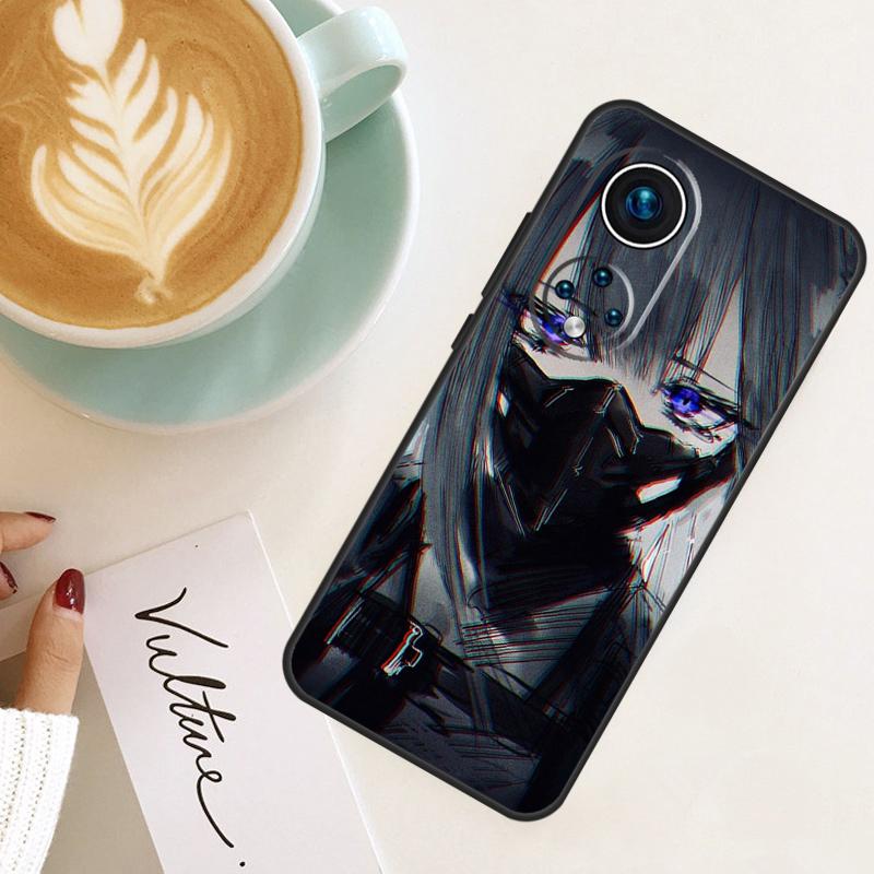 Anime Girl Mask For Honor Magic 8 Pro 6 7 Lite Case For Honor Win RT X9d X9c X9b X9a X8c X8b 200 400 50 70 90