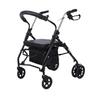 Rollator Walker with Seat & Basket for Elderly Mobility and Shopping