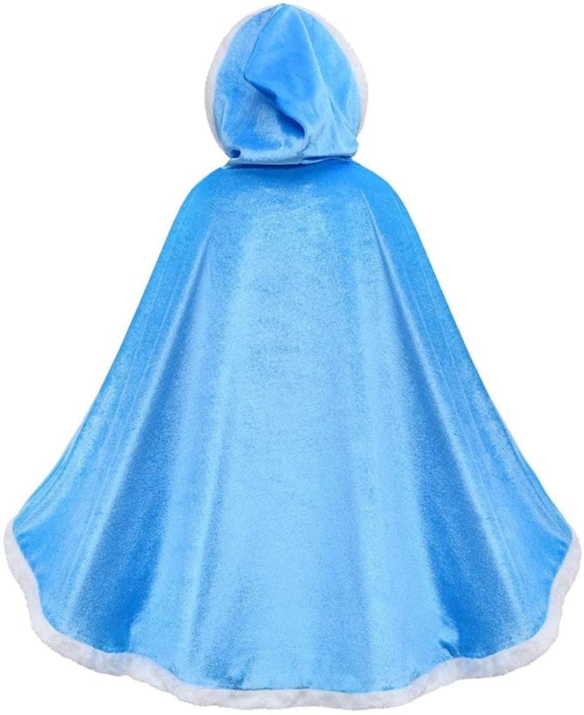 LONTG Hooded Princess Long Perfect for Christmas and Perfect for Boys and Kids' Cape, Costume, Cape, Poncho, Cosplay, Performances, Halloween,