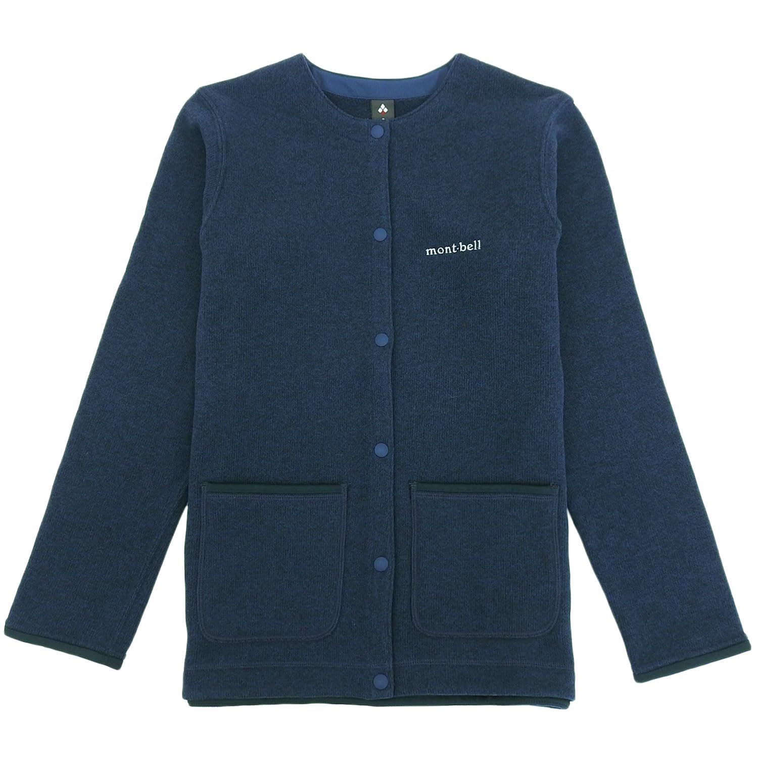 montbell clima plus knit cardigan women s navy xs
