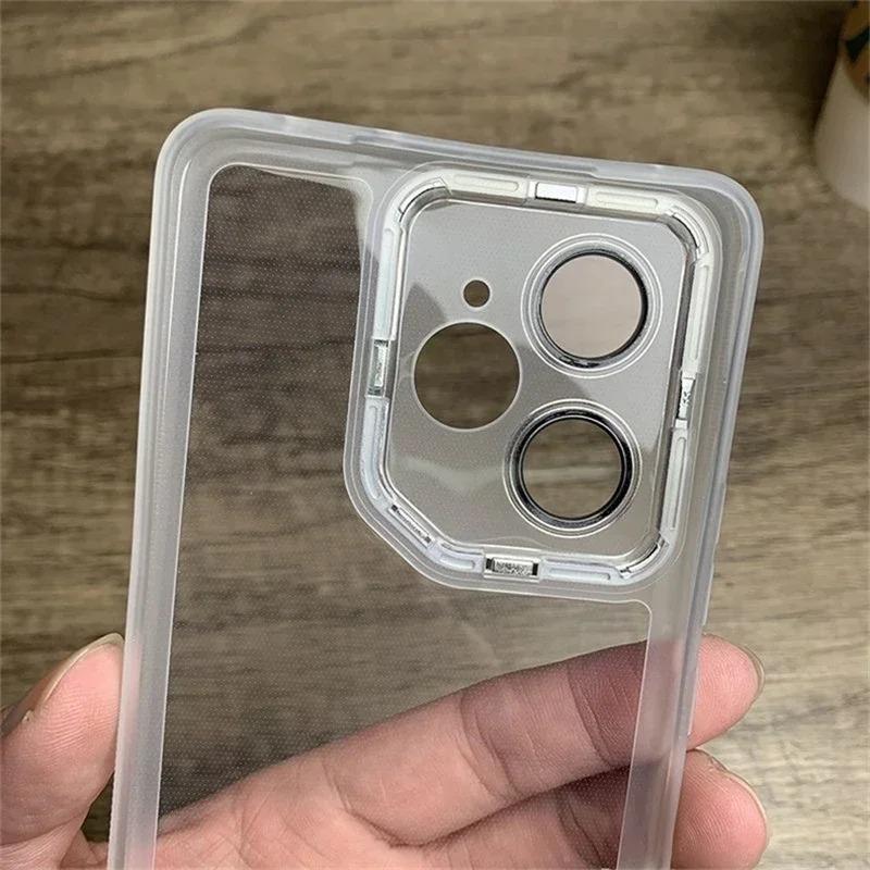 Ochranný kryt na objektiv fotoaparátu pro Realme NEO 7 GT 7 Pro Silikonový průhledný čirý TPU kryt pro Realme NEO 7 GT7Pro 6T