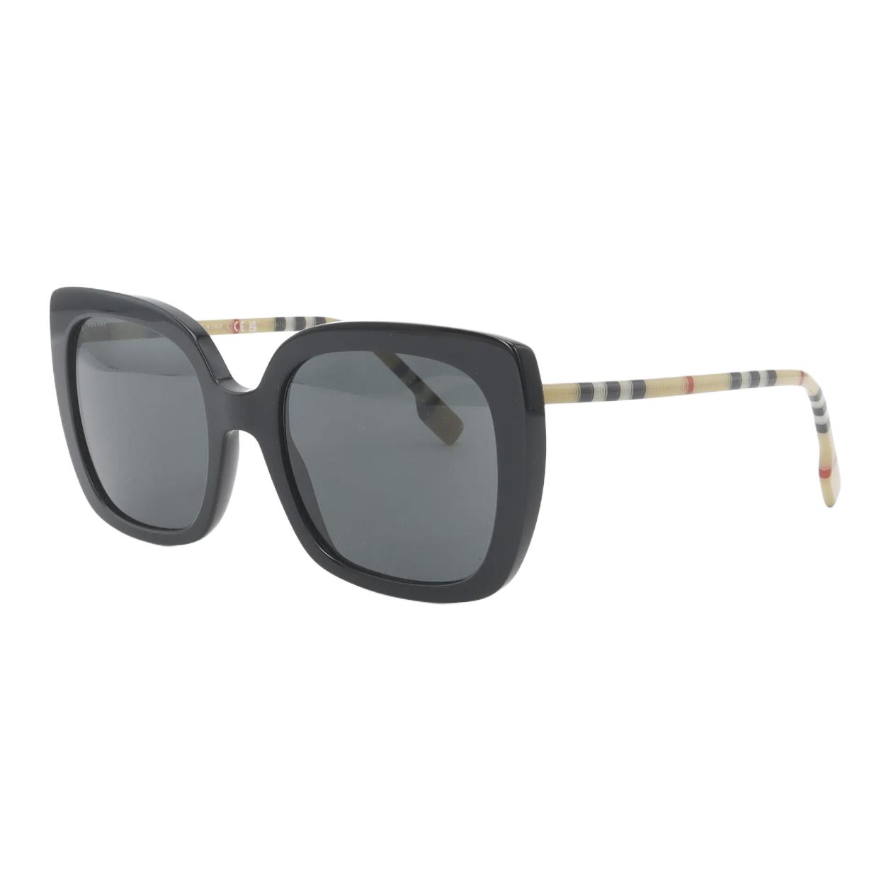 Burberry Full Frame Design Acetate Square Sunglasses Women sunglasses Black BE4323-385387 56