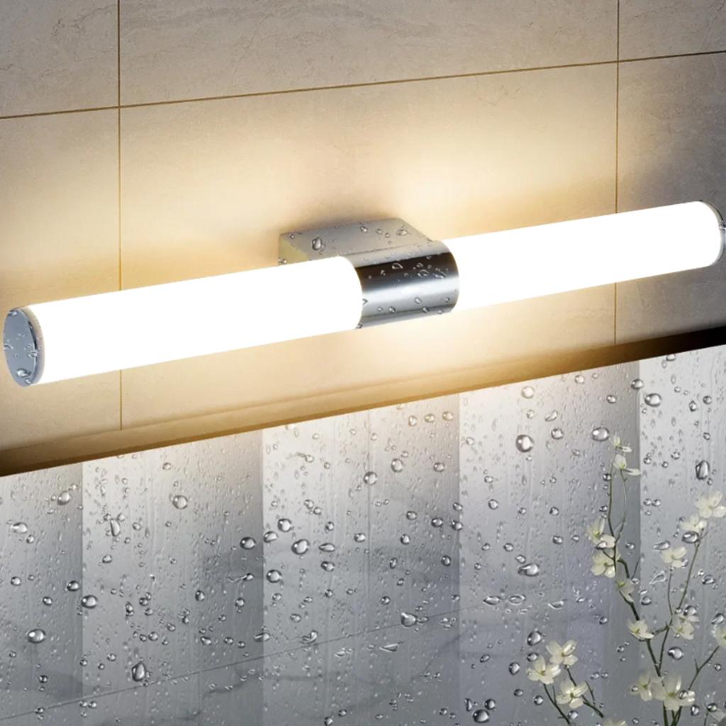 Nye moderne og stilige LED vanntette baderomsspeilskaplamper, perfekt for fasjonable vegglamper i hotellteknikk.