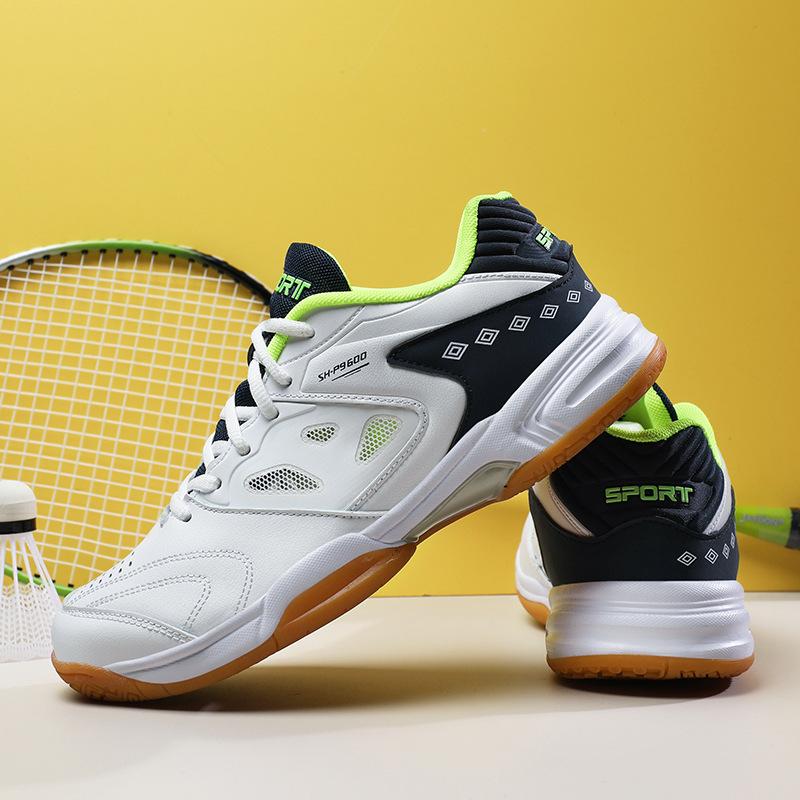 Badminton shoes Men's beef tendon sole non-slip tennis shoes Table tennis shoes Training shoes Large size, size sports shoes