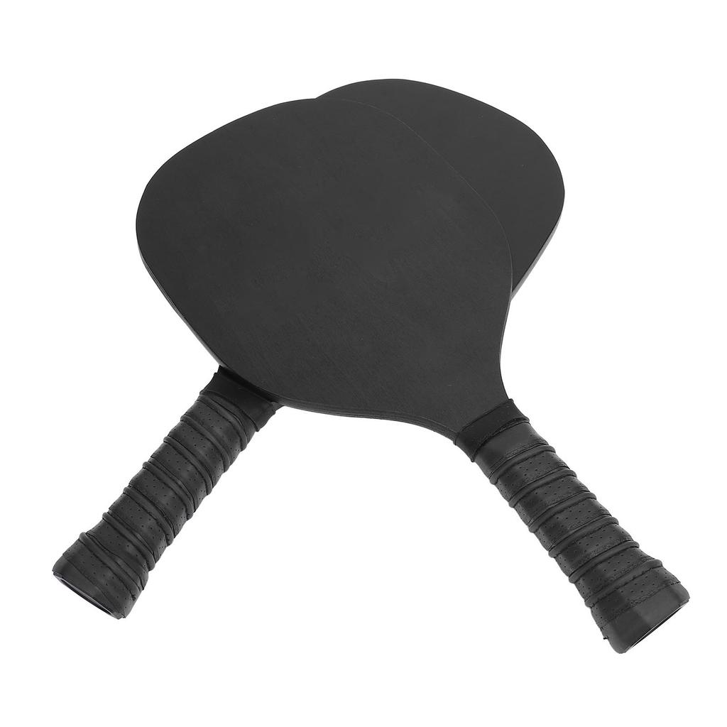 Bollpaddlar Set Halkfritt Komfort PU-grepp Stötdämpning Större Träffyta Poppelträ Bollpaddlar