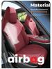 Suede Saddle Cushion: Ventilated Half-Wrap Seat Cover for Changan CS75 Plus