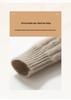 Women's Cable Knit Cashmere Polo Collar Sweater with Lapel and Long Sleeves