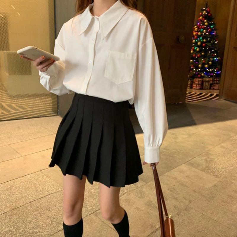 Französische Spitze Schleife Damen Gestreiftes Hemd Koreanisch Minimalistisch Puffärmel Dame Kurzarm Sommer Kontrastierendes Mode Oberteil