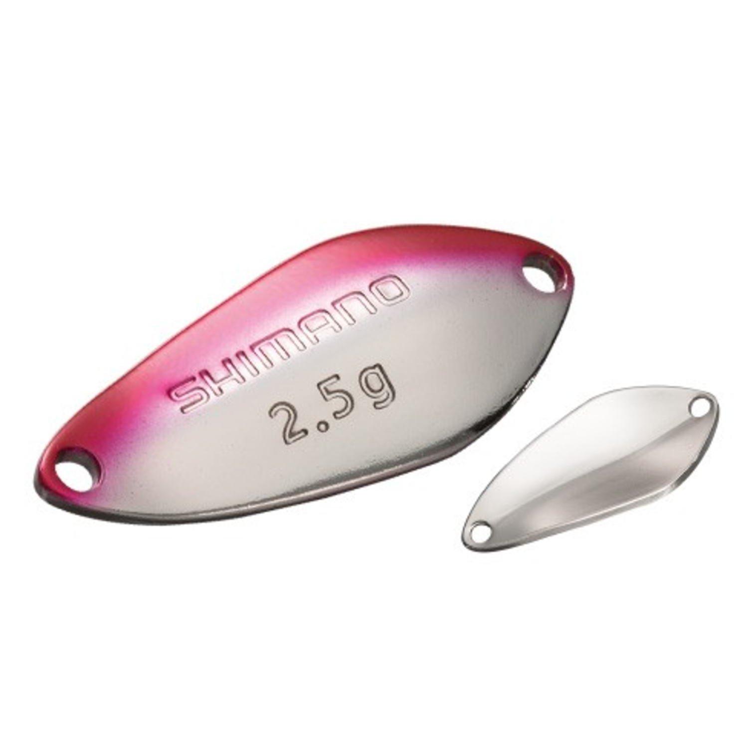 SHIMANO Блесна Cardiff Search Swimmer 1.8г TR-218Q 60T Красно-серебристый 1.8g красный