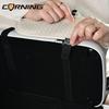 Car Center Console Armrest Cushion PU Leather with Cup Holder Tissue Box Universal Style 7.5CM Thicken Height Car Armrest Pad