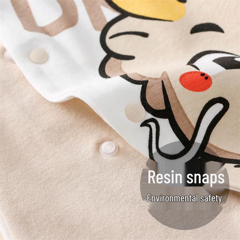 Duo Xi Lu Ka Newborn Baby Spring Autumn Cotton Bodysuit