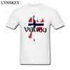 Camisetas unisex de estilo simple con bandera de Noruega, Tops casuales de algodón, Camiseta de manga corta con cuello redondo, 100% algodón, Ropa urbana