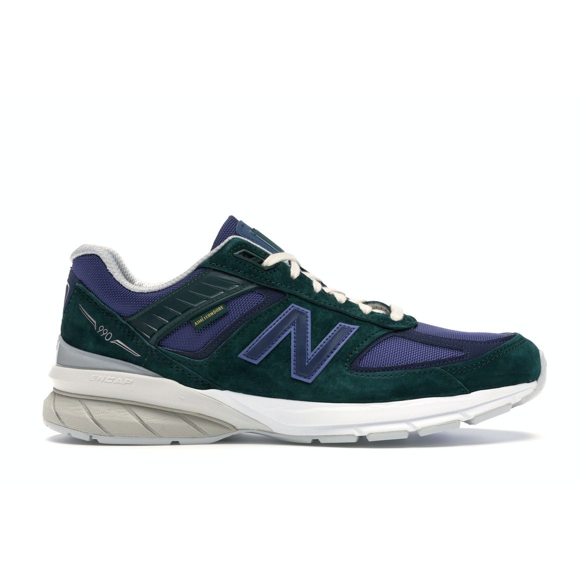 

Кроссовки New Balance Aimé Leon Dore x 990v5 Made In USA Heritage Meets Contemporary Unisex Green Forest-Green Navy-Blue M990AL5
