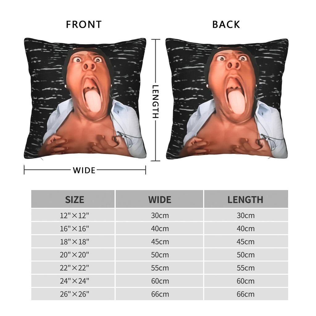 Ishowspeed Face Meme Pillow Case Retro Trendy Pillow Cover Soft Pillowcases For Chair Sofa Home Decor