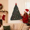 Countdown Fabric Bags Tree Shape Holiday Pouch With 24 Pockets Reusable Christmas Advent Bags For Candy Chocolate Small Toy