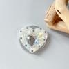 Rhinestone Heart Mobile Airbag Holder with Magnetic Adhesive