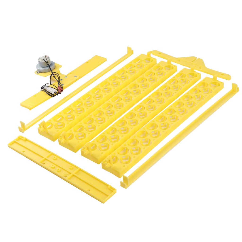 88 stk. Egginkubatorbrett Automatisk eggevender Vendebrett med motor for fugle-vakttelegg 12V