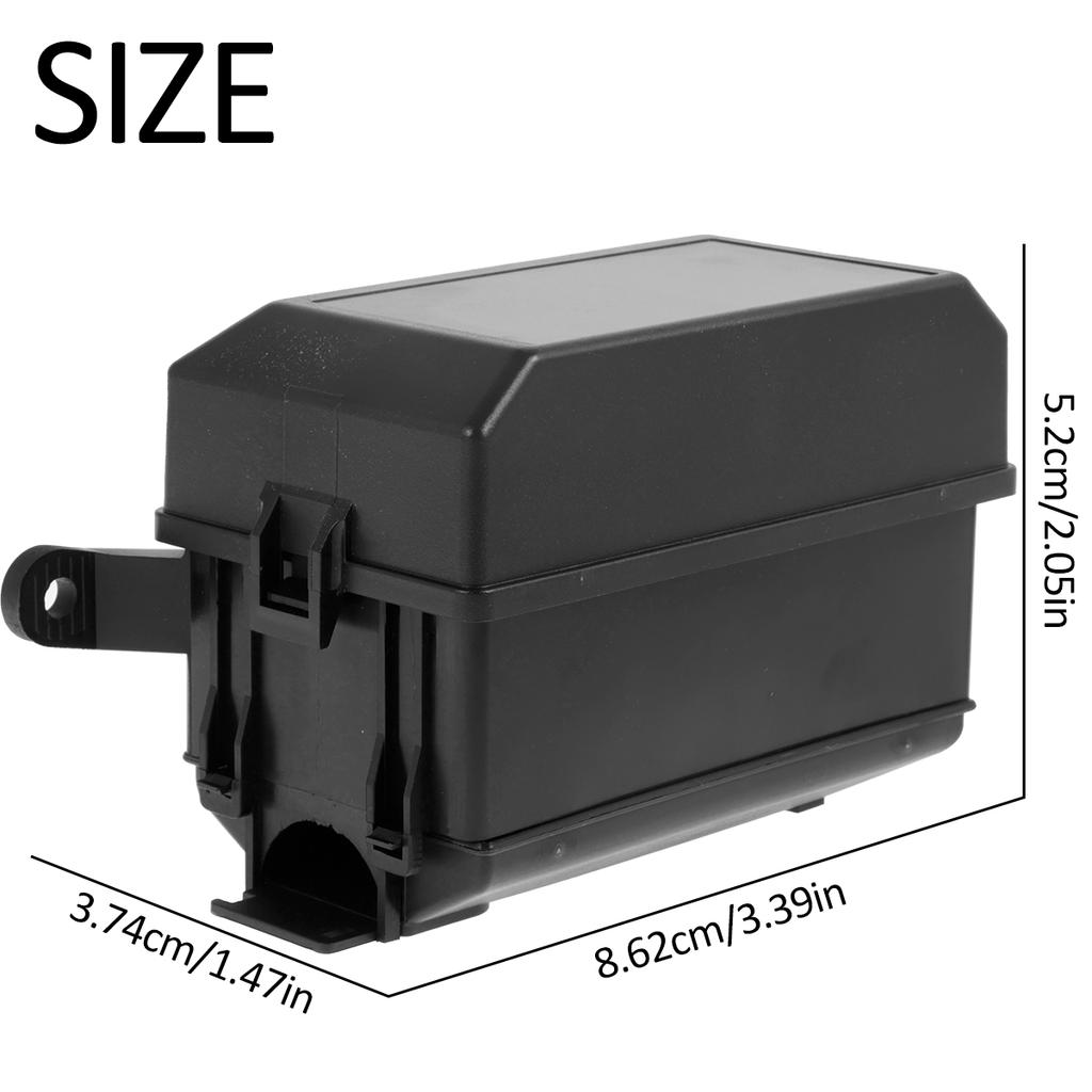 12V Fuse Relay Box 6 Slots 5Pin 4 Pin 40A Professional ATC/ATO Blade Fuses with Metal Terminals Waterproof Car Truck Fuse Box